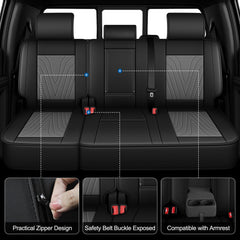 JIAMAOXIN waterproof leather surface resists stains and wipes clean easily.