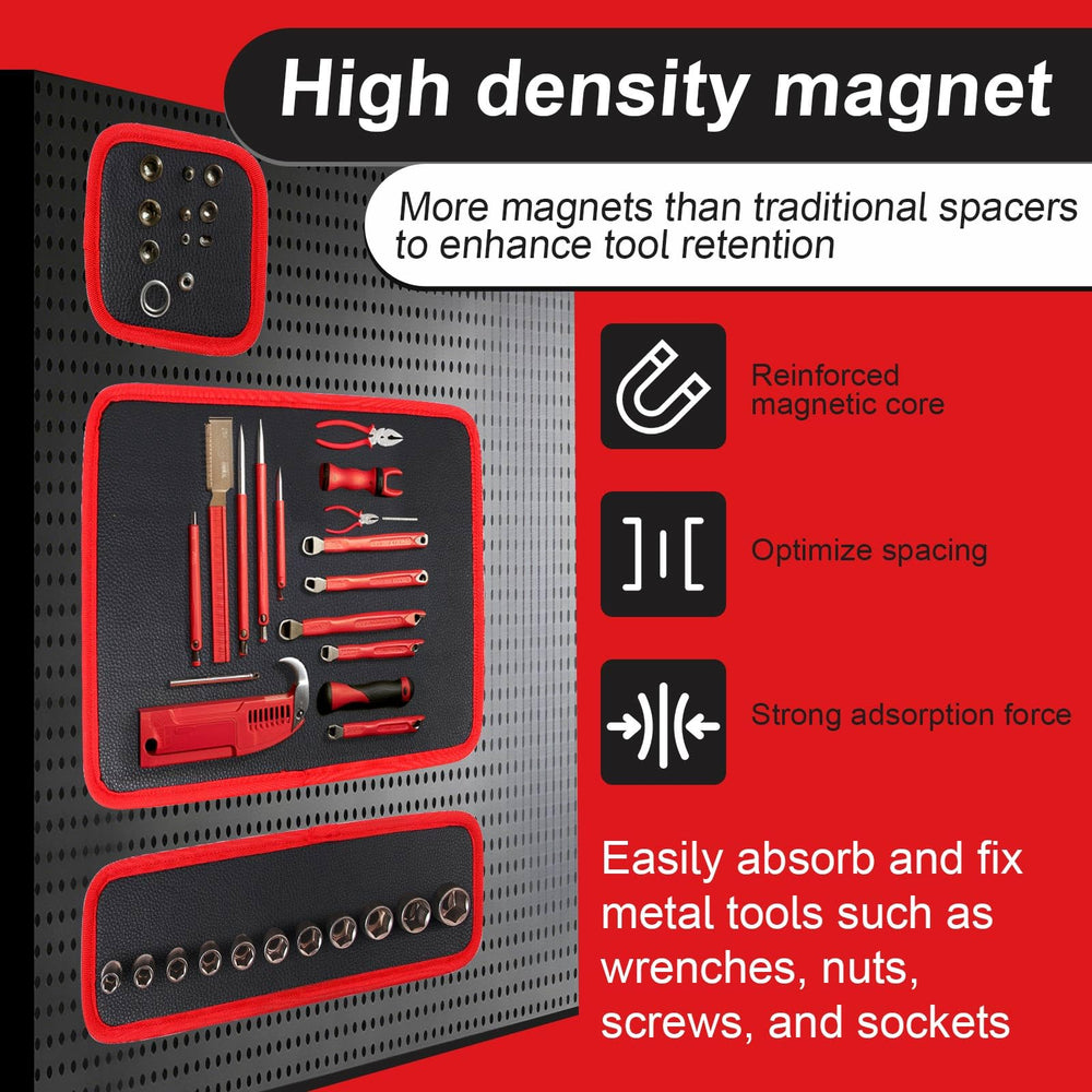 JIANGGX large mat stores multiple tools on a metal surface.