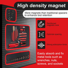 JIANGGX large mat stores multiple tools on a metal surface.