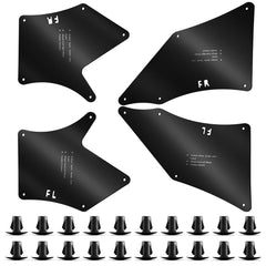 Jiankun splash guard front-left fender for Tacoma protecting against mud and rocks