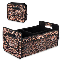 JiatuA leopard trunk organizer open view for quick access to items