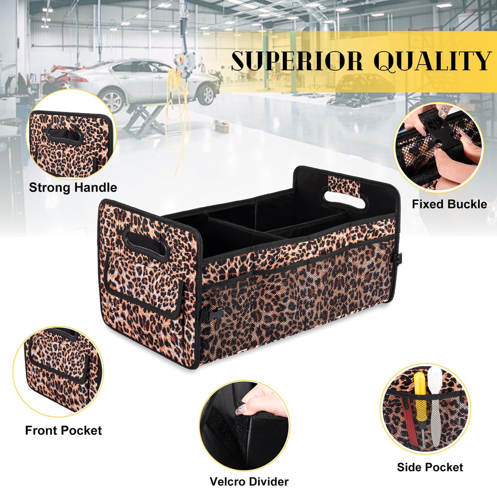 JiatuA leopard folded half length saves trunk space when not in use