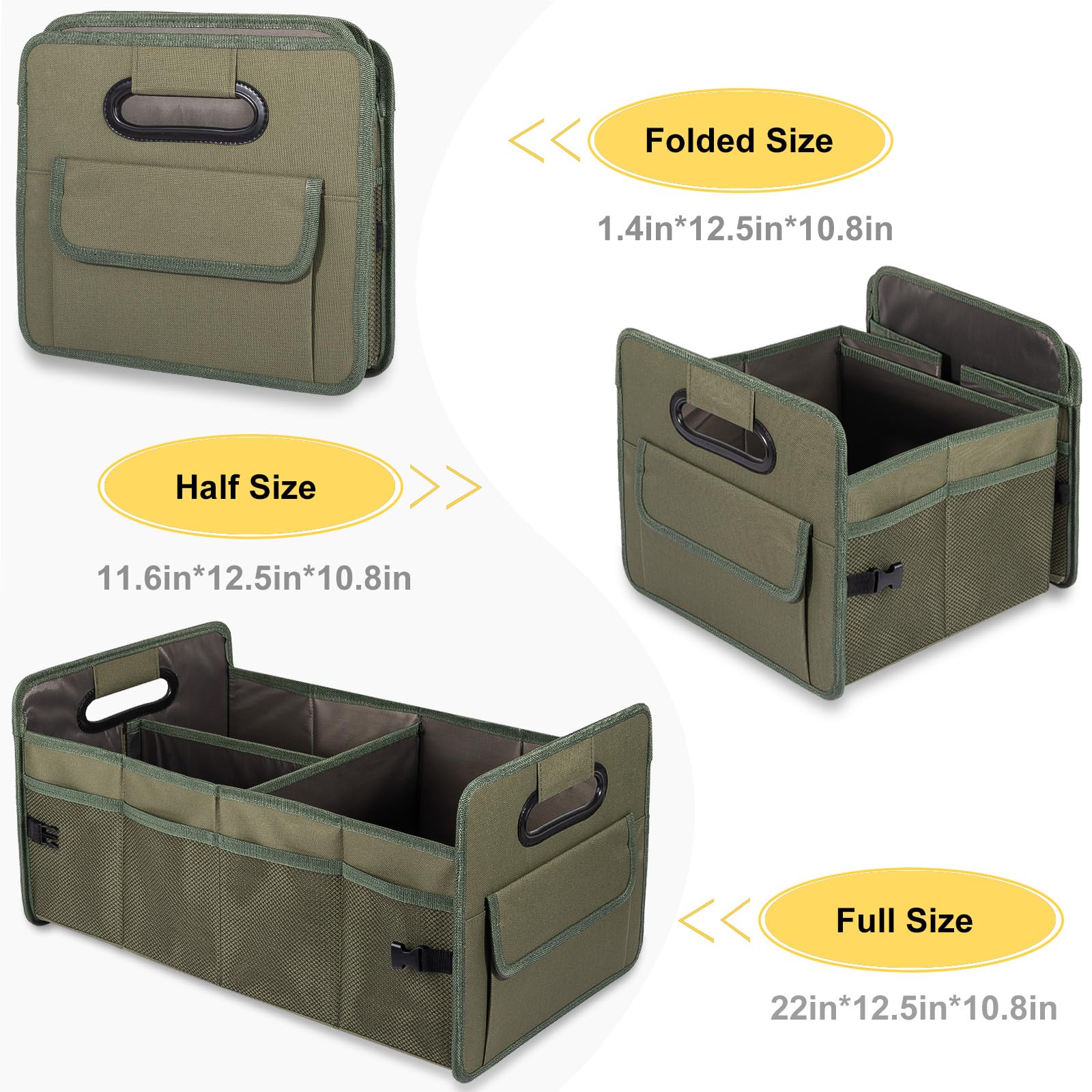 JiatuA multiple pockets organize items with quick access in the car