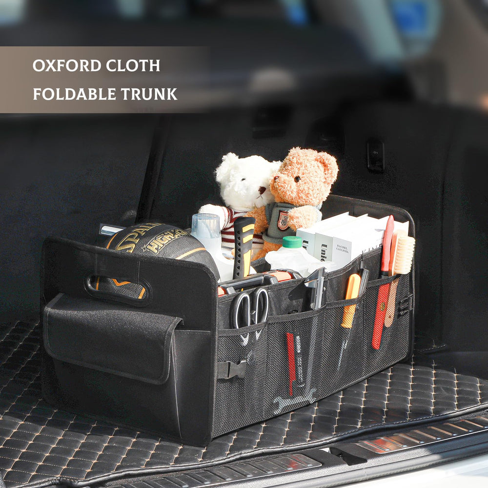 JiatuA trunk organizer with waterproof Oxford fabric for easy cleaning.