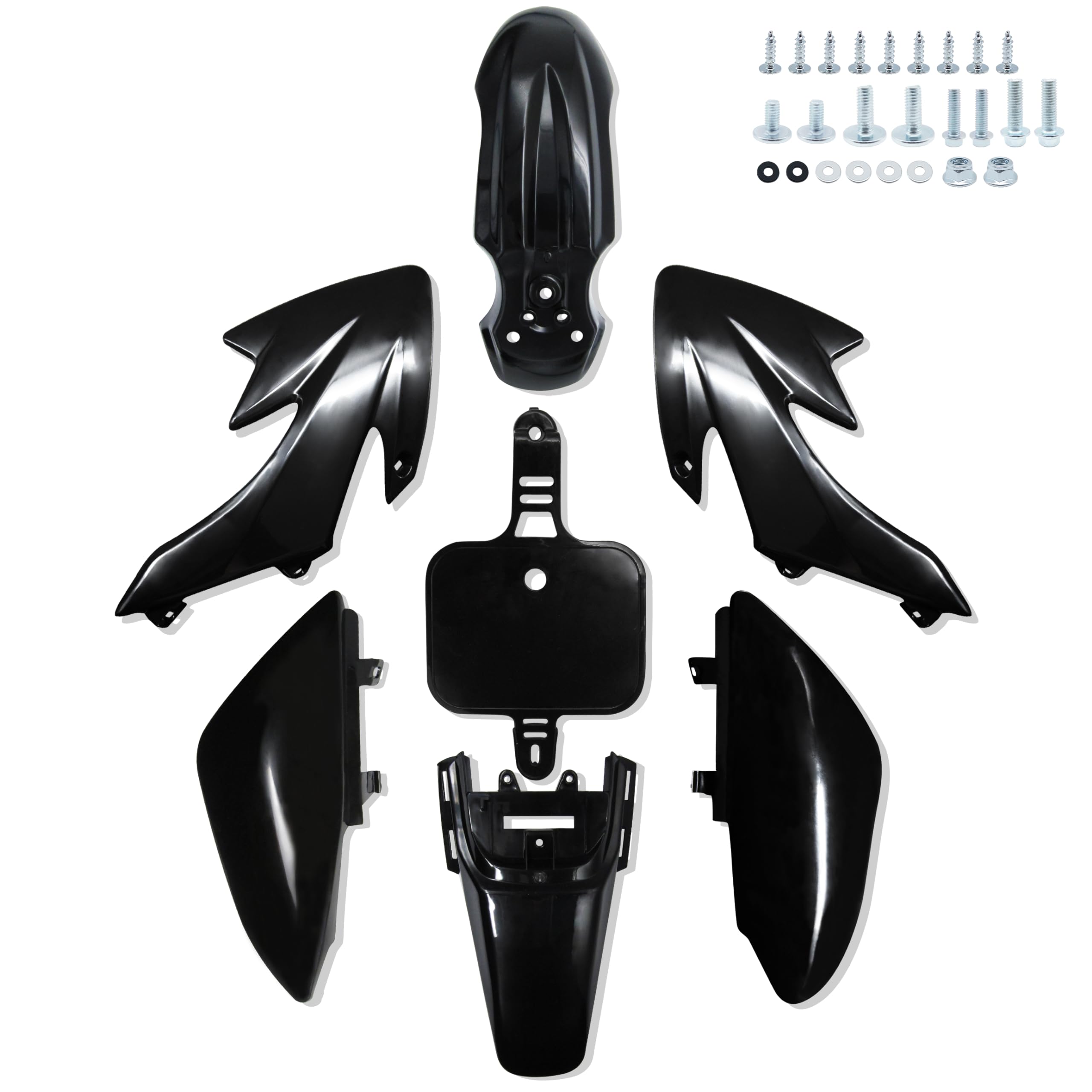 JIAXIMAN CRF50 plastics kit front fender for durable trail riding in black