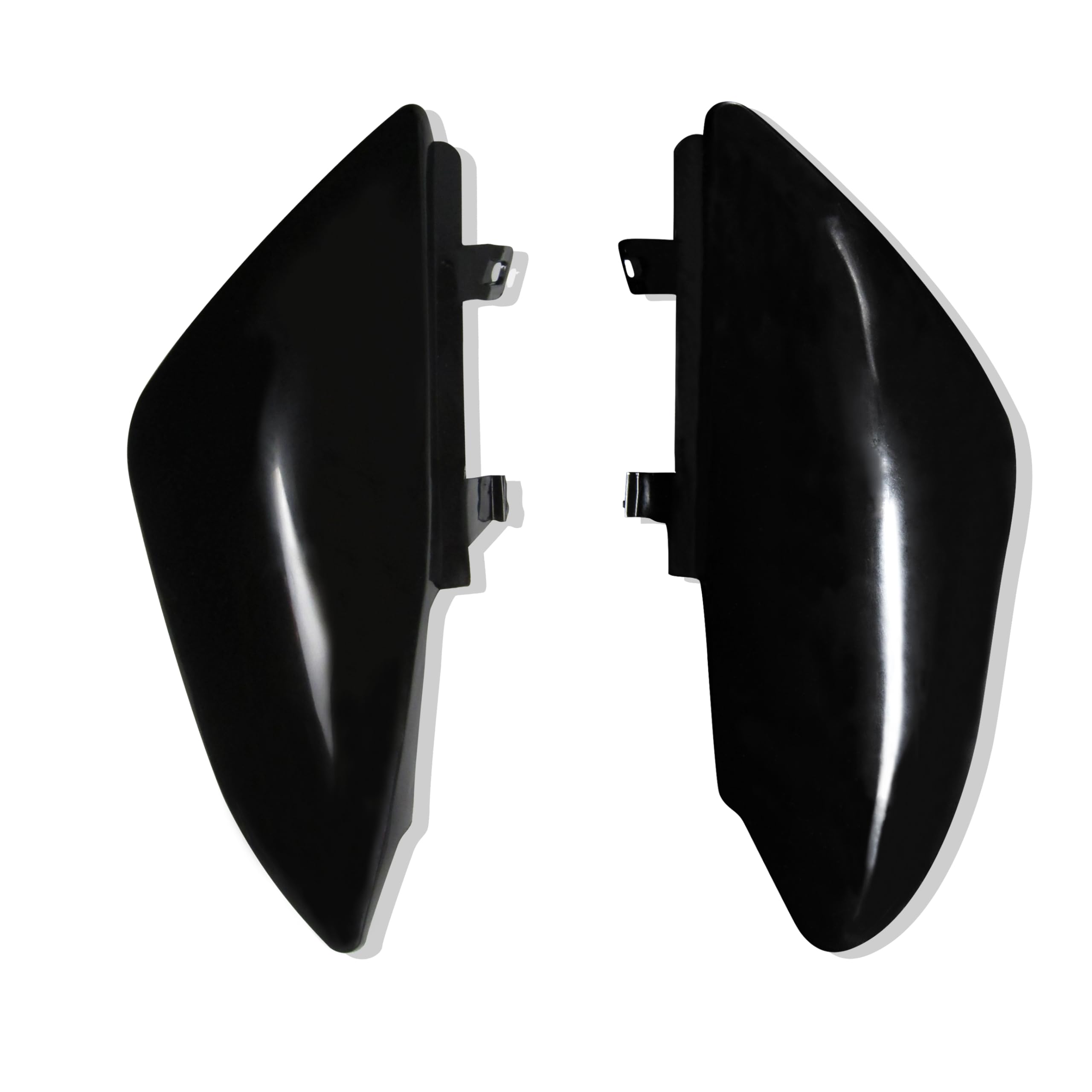 JIAXIMAN CRF50 number plate for customizable race-style visuals in black