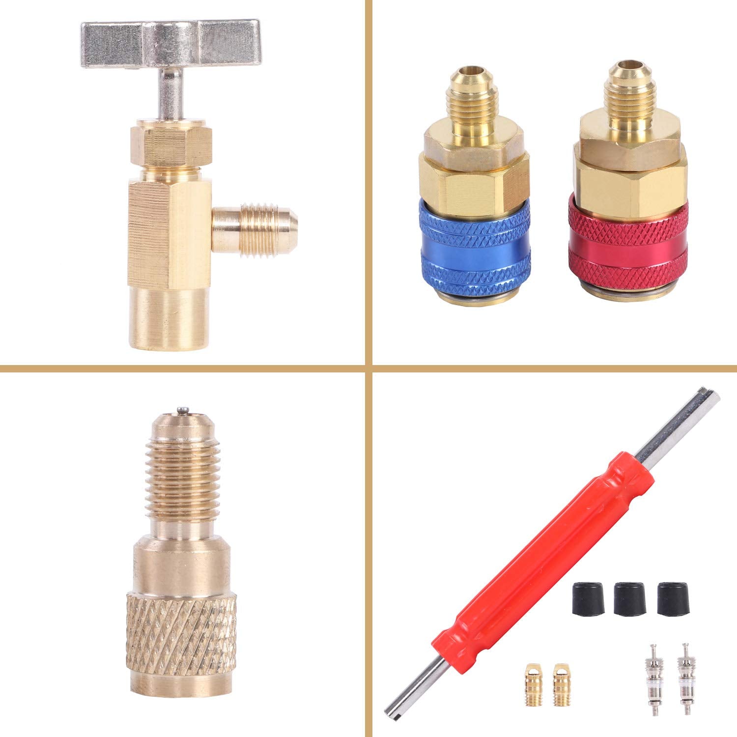 JIFETOR bottle piercing tip for precise R134A access
