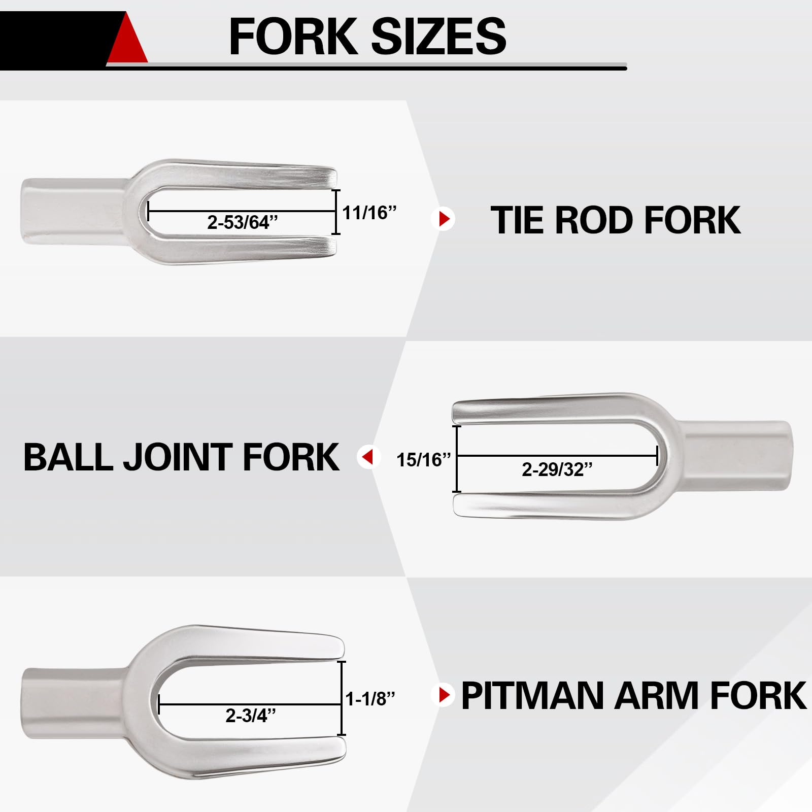 Jiimee 15/16 inch ball joint fork enables precise removal without slipping.