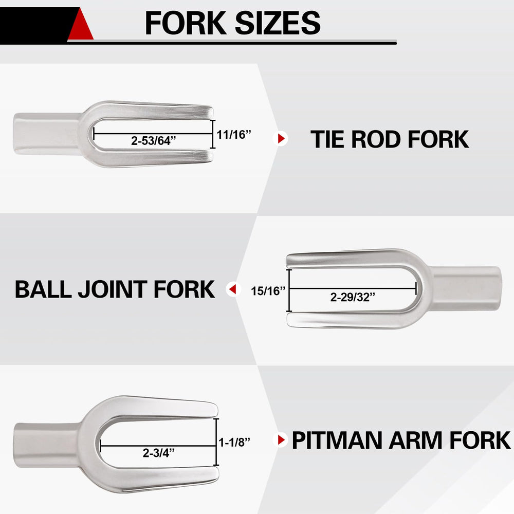 Jiimee 15/16 inch ball joint fork enables precise removal without slipping.