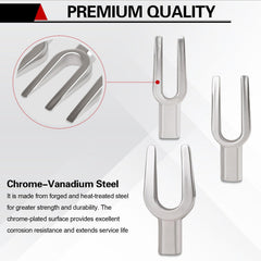Jiimee knurled striking handle offers non-slip performance for controlled strikes.