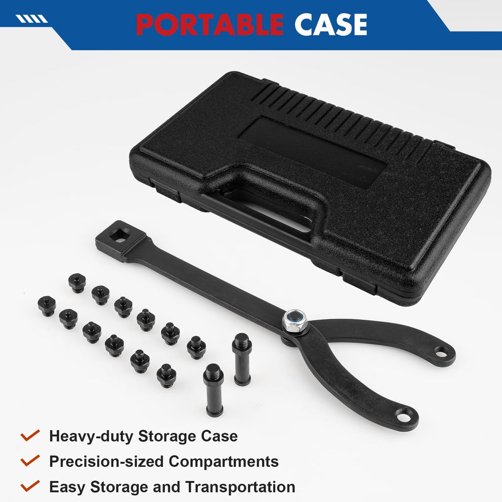 Jiimee carrying case keeps pins organized for on-site use.