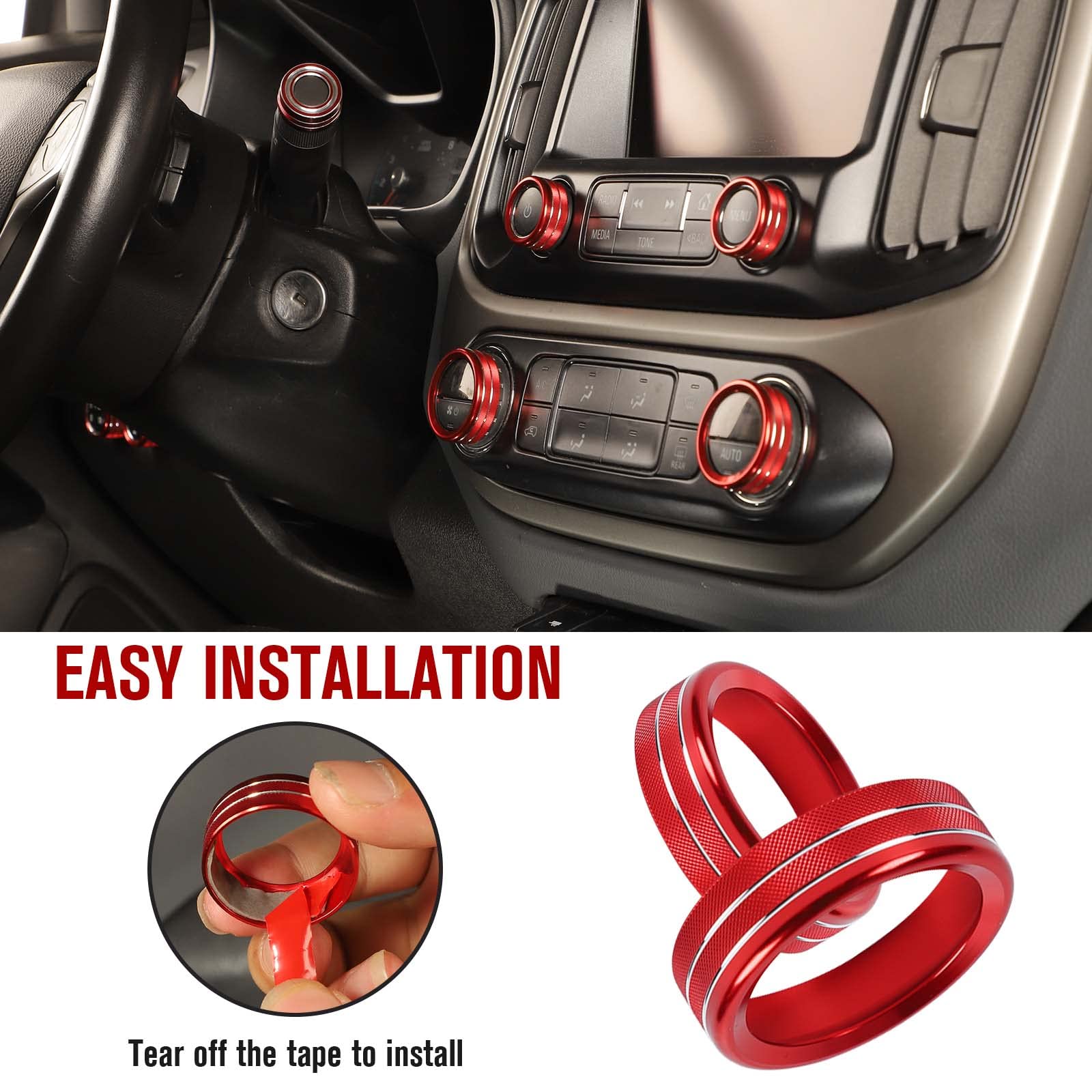 Jimen 4WD light knob ring adds cohesive color accents and durable shielding