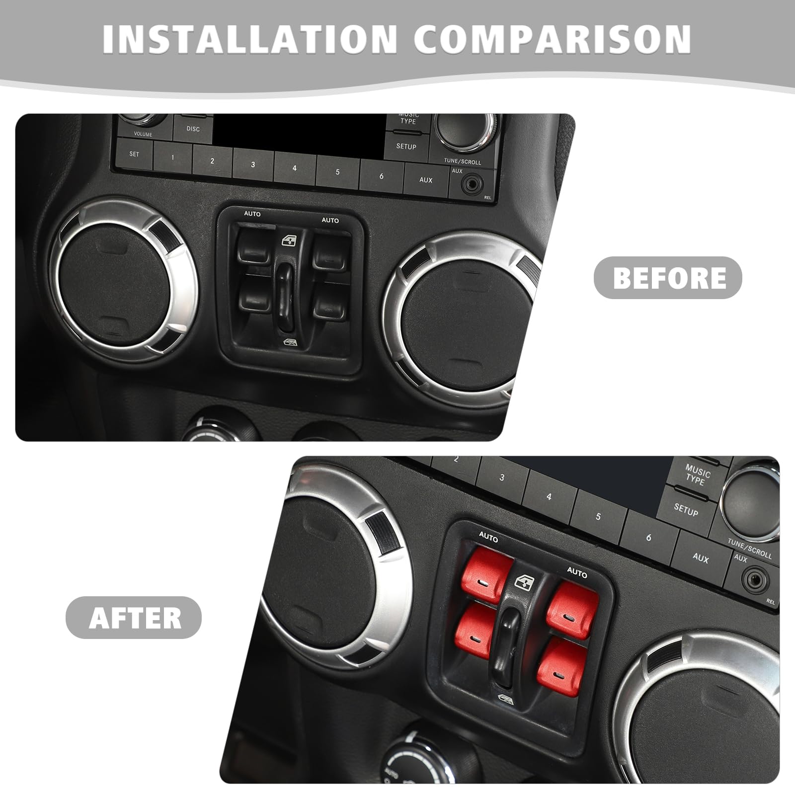 Jimen window button covers protect surfaces from scuffs