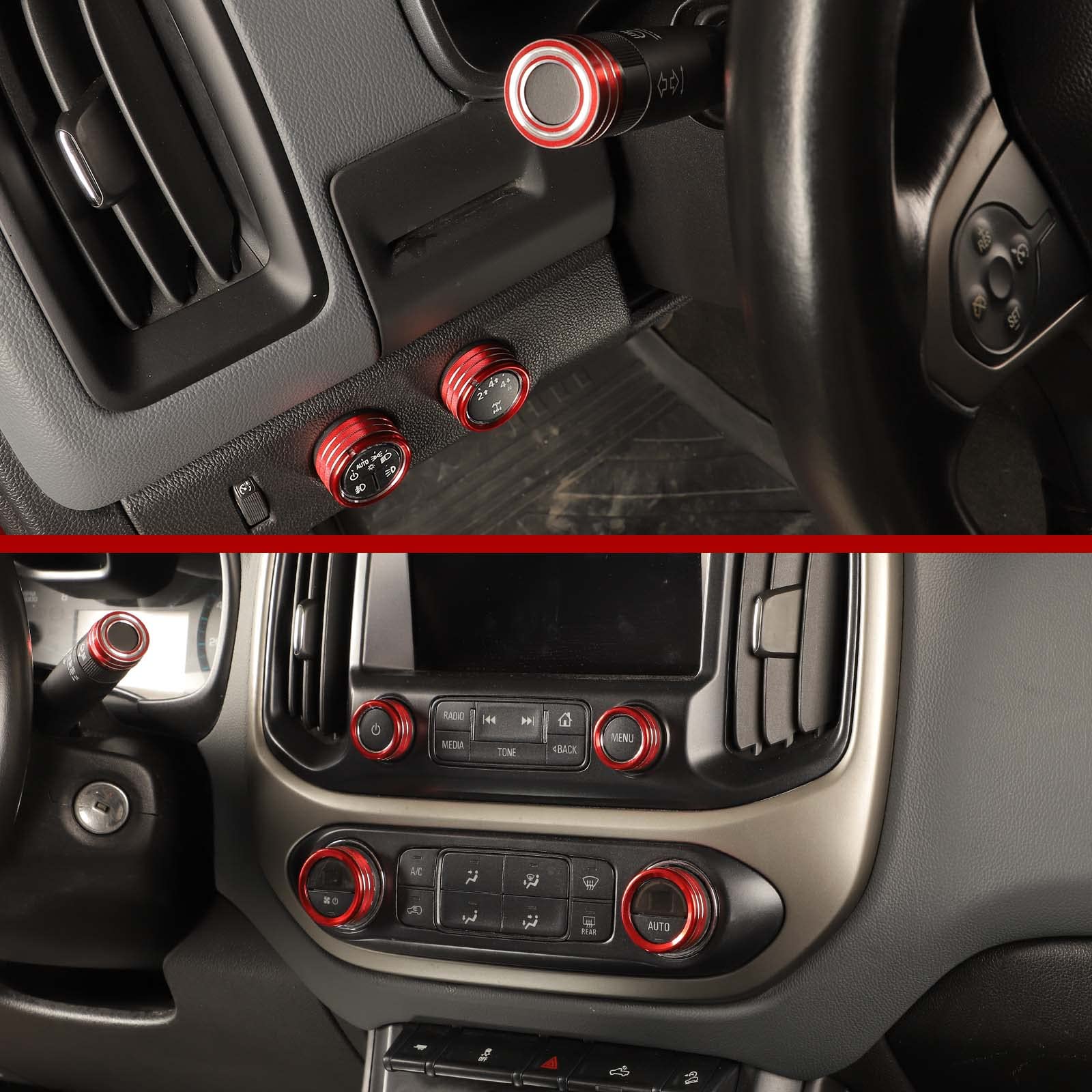 Jimen wiper switch red knob ring protects against wear during daily commutes