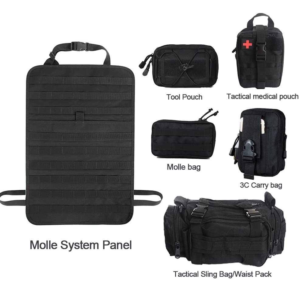 Jimikay truck and SUV compatible organizer centers storage without clutter.