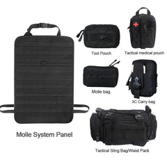 Jimikay truck and SUV compatible organizer centers storage without clutter.