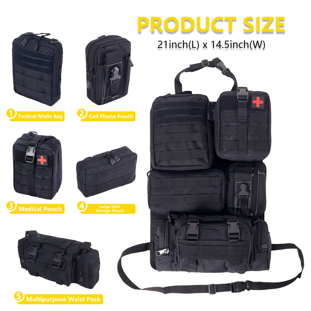 Jimikay organizer side view shows secure straps for a stable fit.