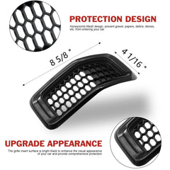 JINCHEN honeycomb front grille inserts for Jeep Cherokee enhance airflow and rugged look