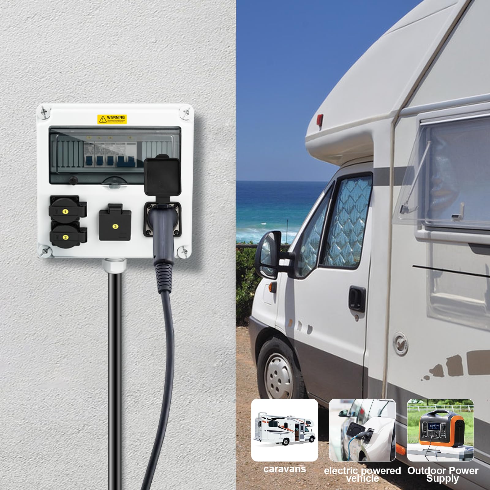 JINDOUZI breaker-protected outlets enhance safer operation for RV tasks