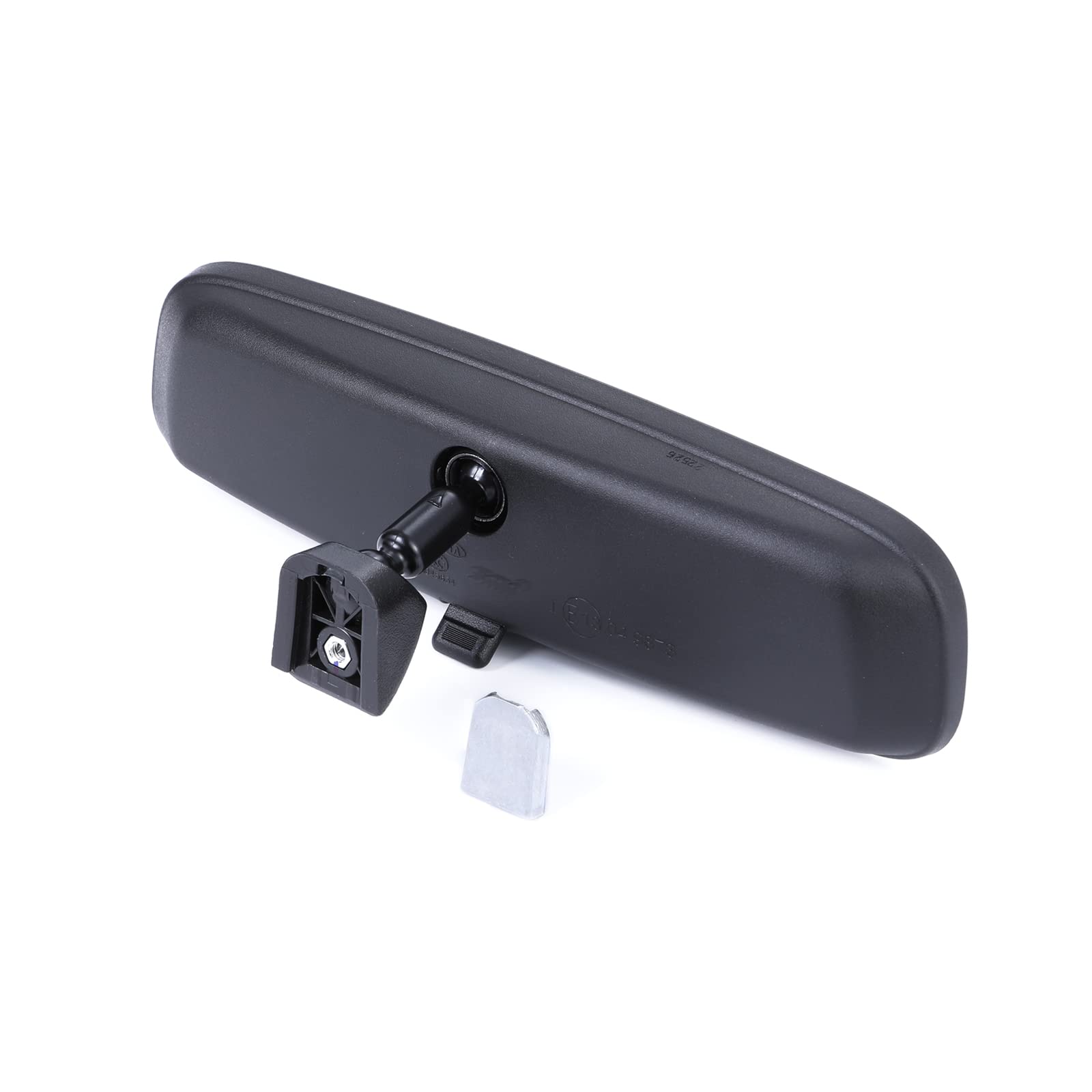 JINGEA anti-glare rear view mirror reduces headlight glare at night.