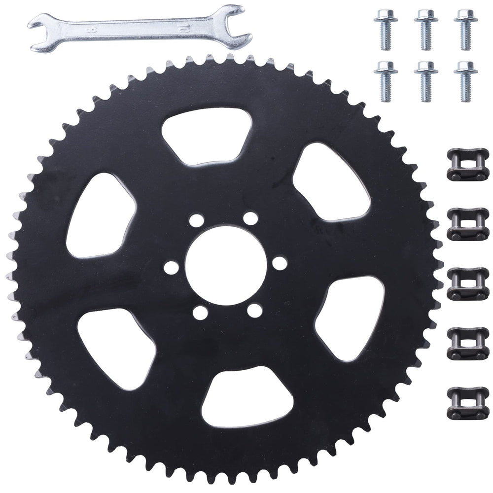 JINGKE rear sprocket installed on Coleman CT100U showing solid fit.