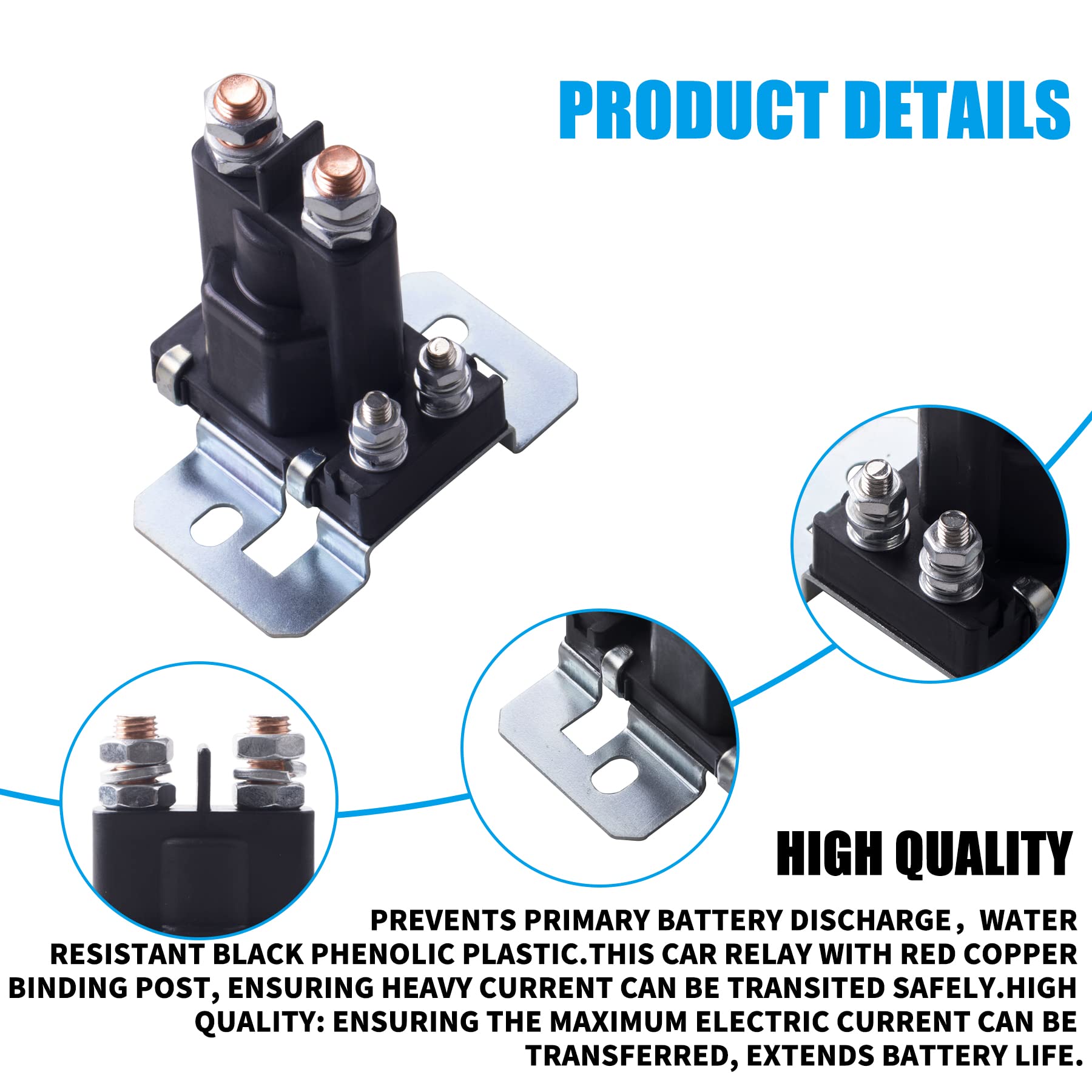 JINGKE 80A relay isolator packaging label with included hardware