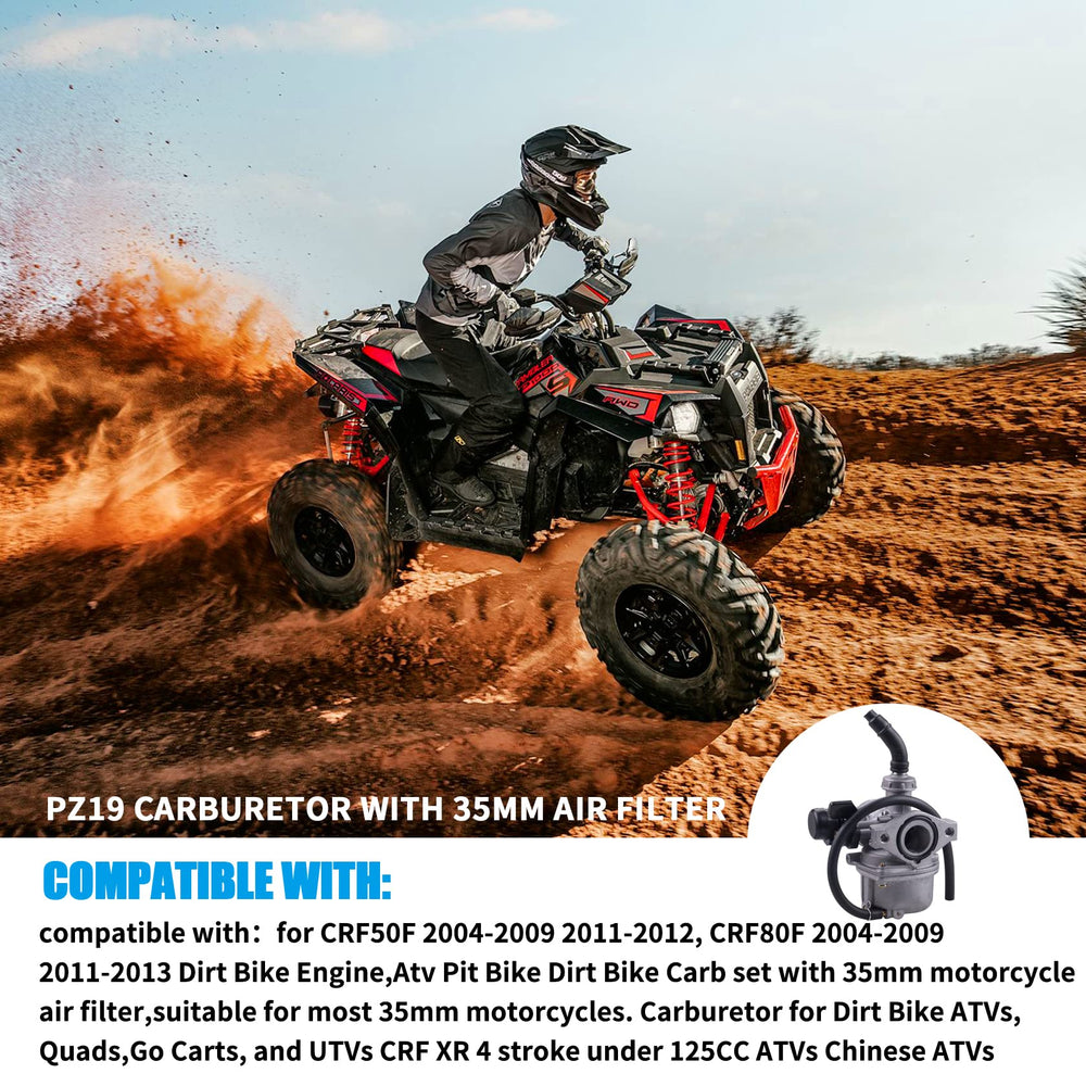CRF XR style engines compatible with JINGKE PZ19 carburetor