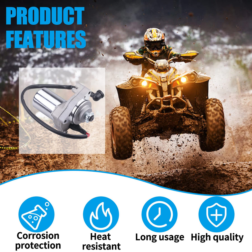 JINGKE starter kit includes motor, solenoid, and screws.