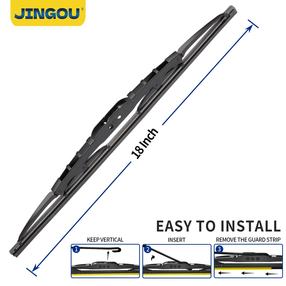 JINGOU pack-of-2 blades offers convenient replacement for two sides