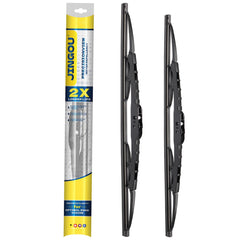 JINGOU 21in and 19in wiper blades set for reliable all-season use