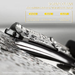 JINGOU graphite-coated rubber detail enhances silent, streak-free wiping