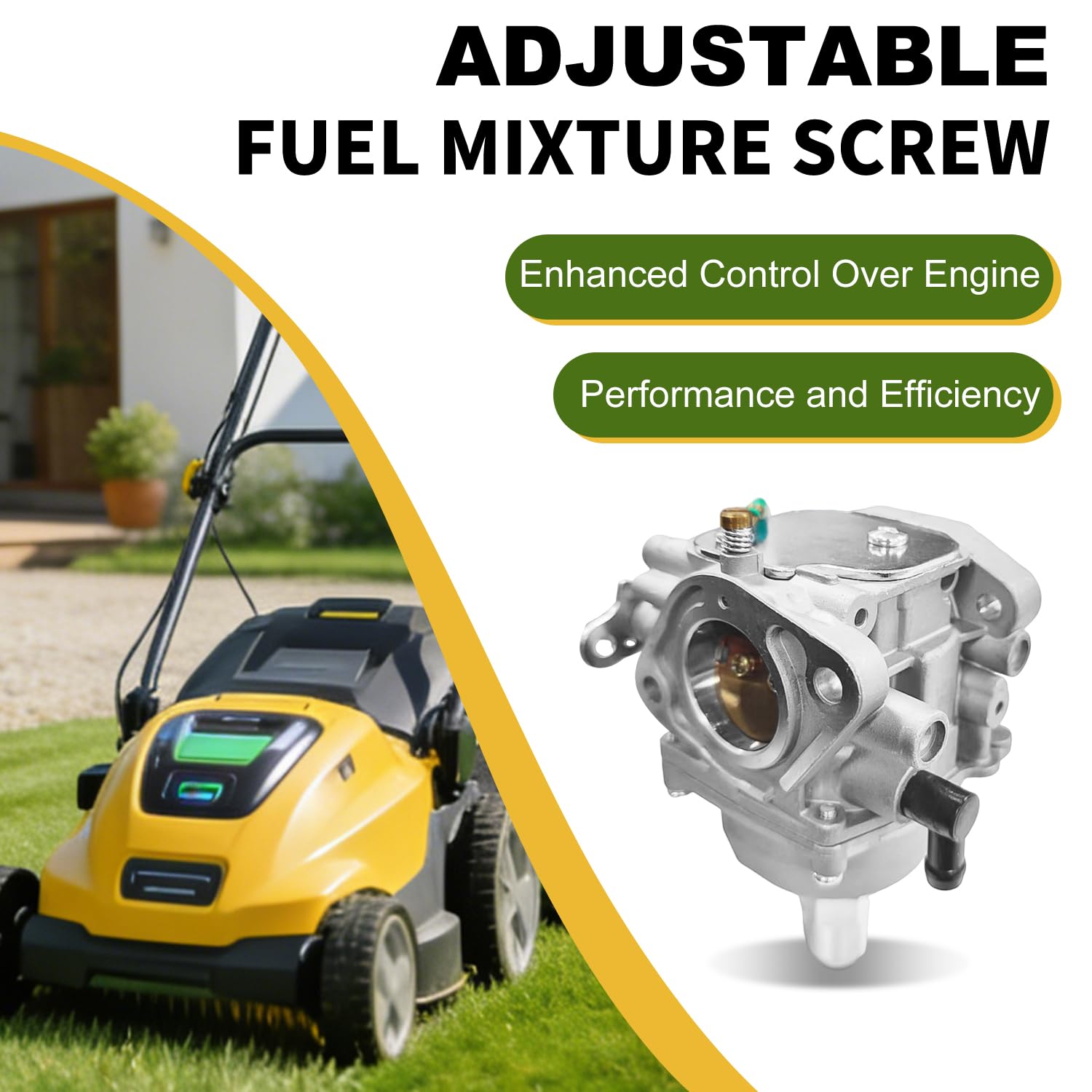 JingSney carburetor features heavy-duty metal construction for heat and corrosion resistance.