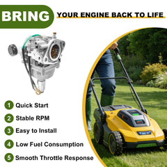 JingSney carburetor supports Kohler Courage twin engines SV710–SV840 for reliable replacement.