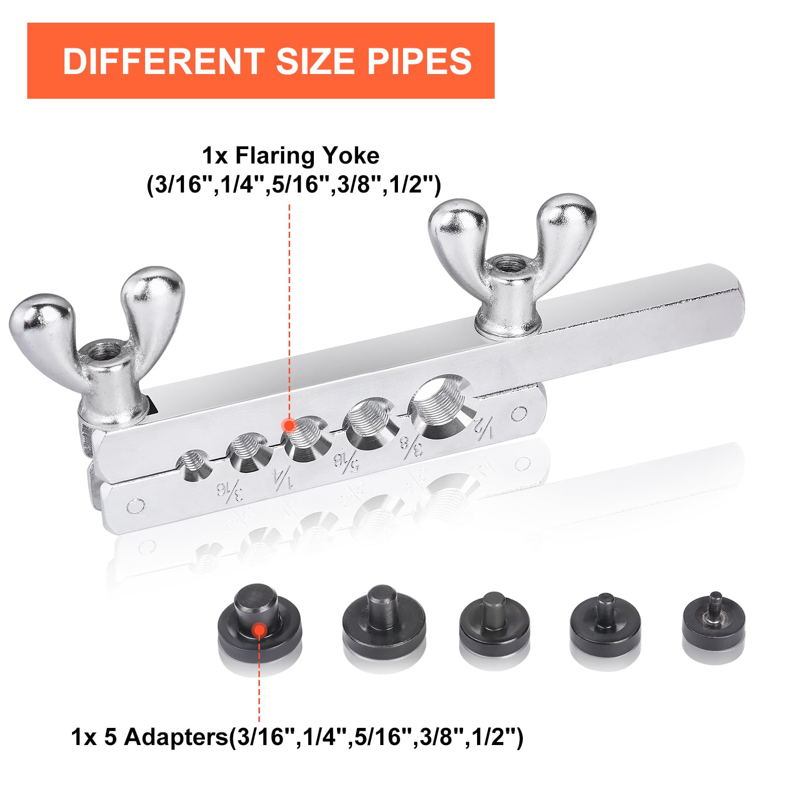 JINGTAO88 brake line fittings pack with 16 pieces.