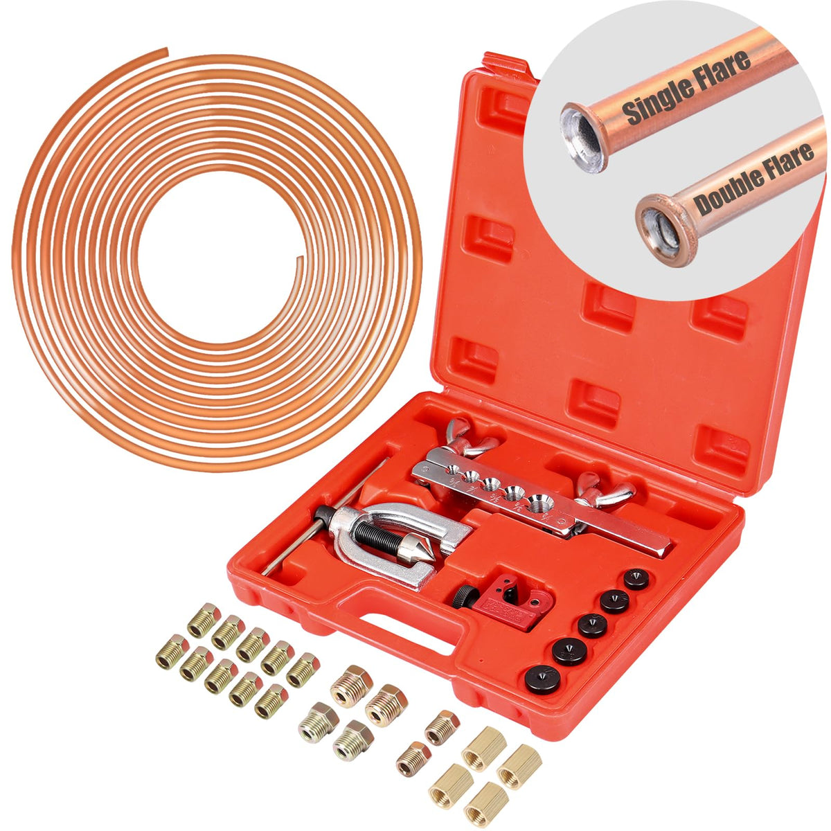 JINGTAO88 brake line kit package with 3/16 inch lines for versatile repairs.