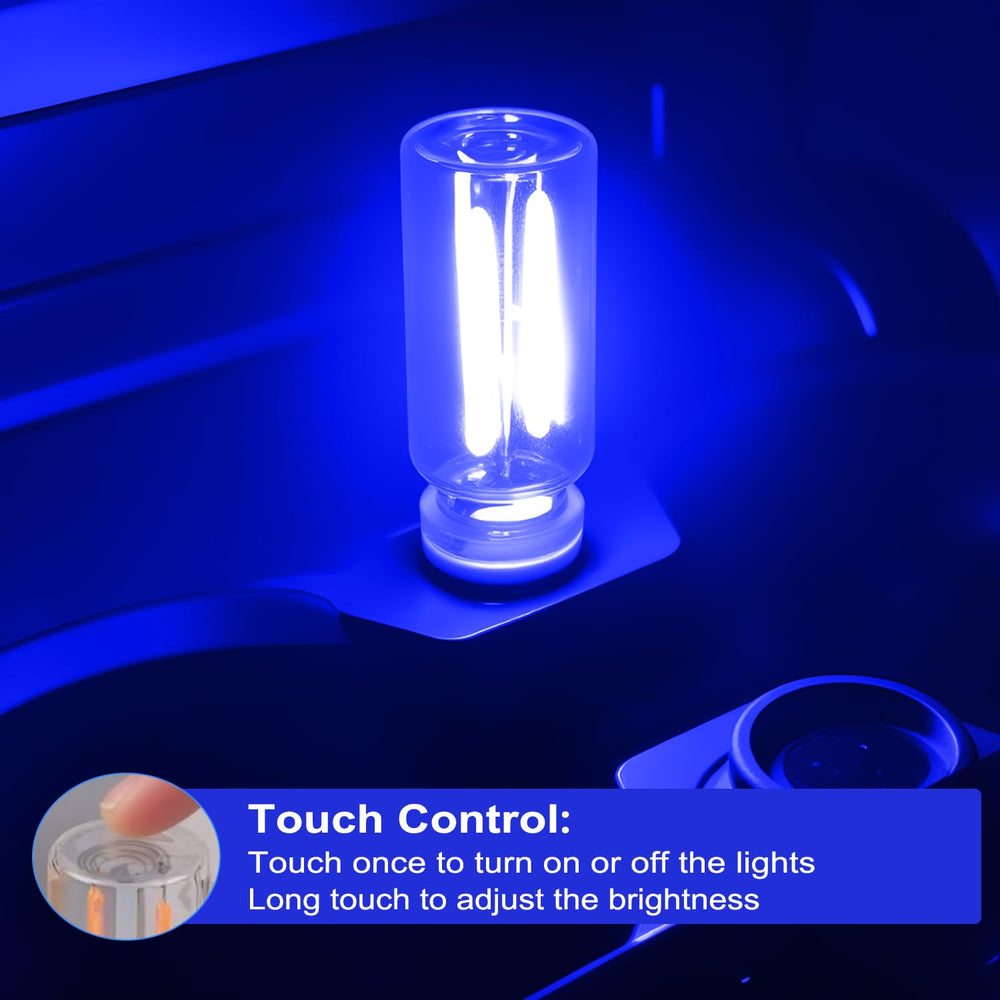 JINRUITOP portable mini night light for car, desk, or bedside use.