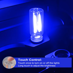 JINRUITOP portable mini night light for car, desk, or bedside use.