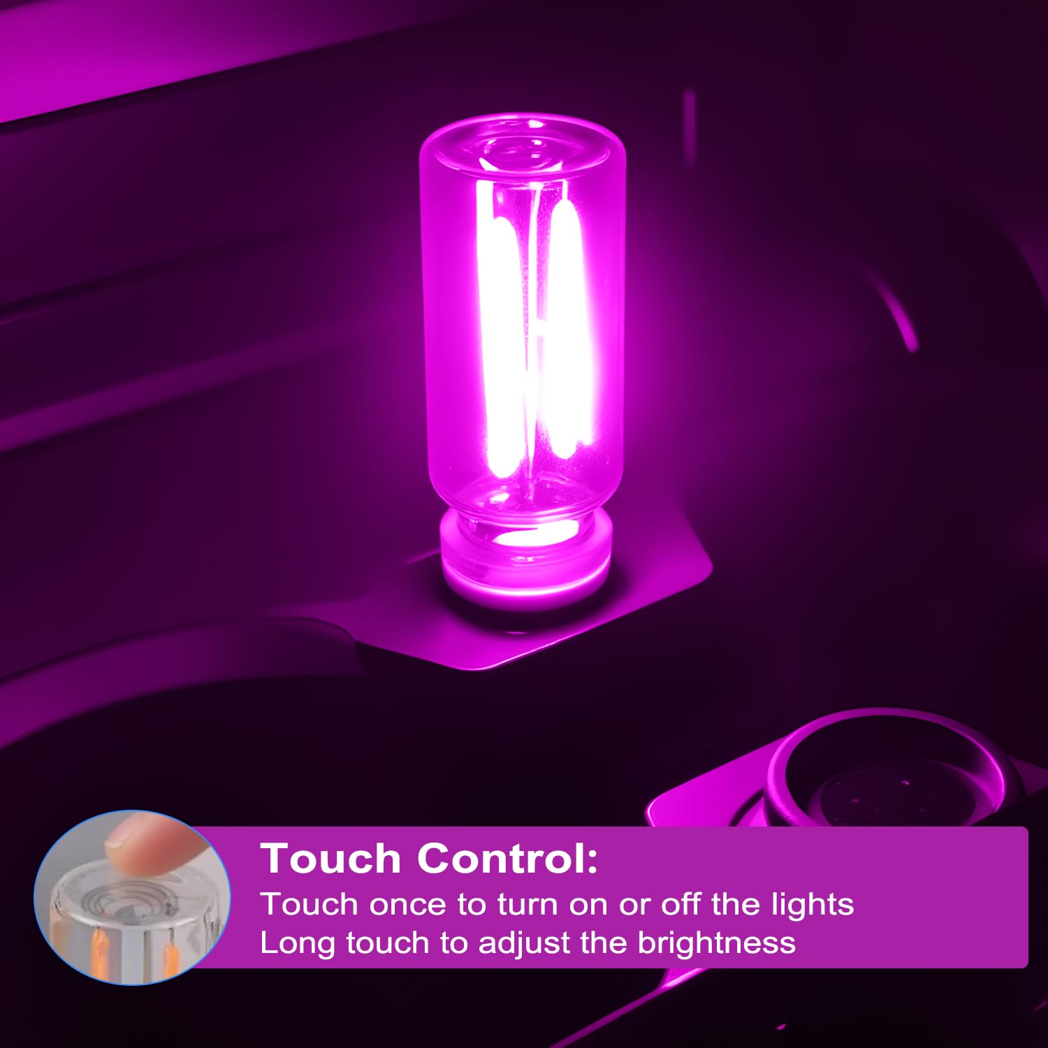 JINRUITOP portable night light suitable for bedroom or desk use.