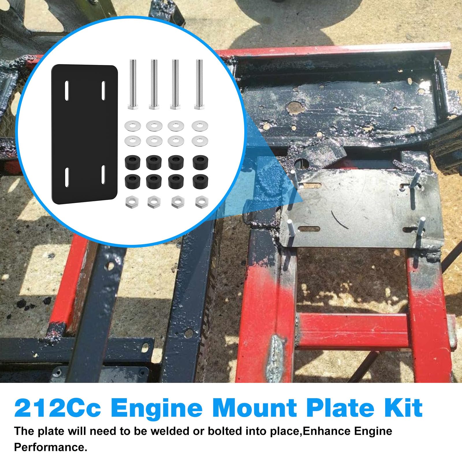 JIOTAR rubber grommets and washers cushion vibrations during operation