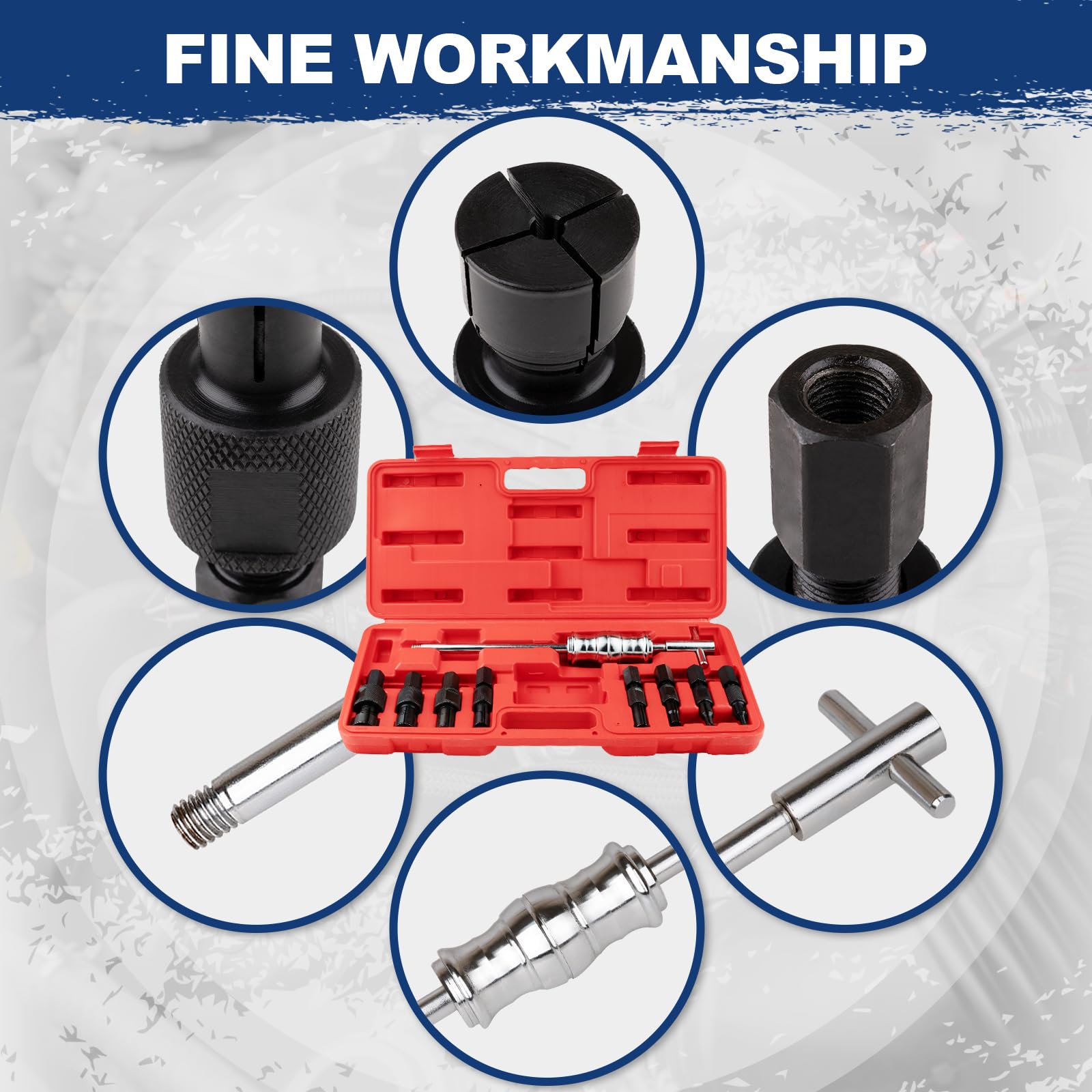 Jiouxip effortless-bearing extraction with slide hammer for fast service tasks.