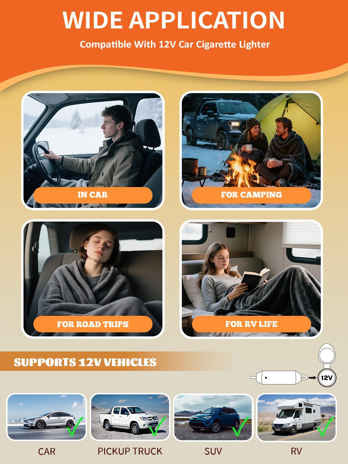 A thoughtful gift for drivers and travelers seeking cozy warmth.