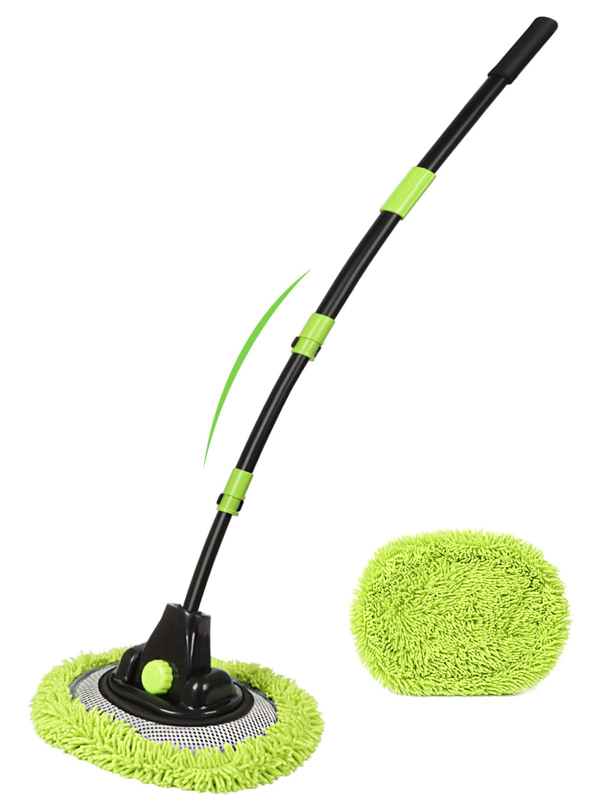 Jisejima 4-section car wash brush extends to reach roof edges with ease.