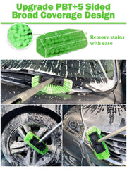 Jisejima angled-face reaches corners and tight gaps for thorough cleaning