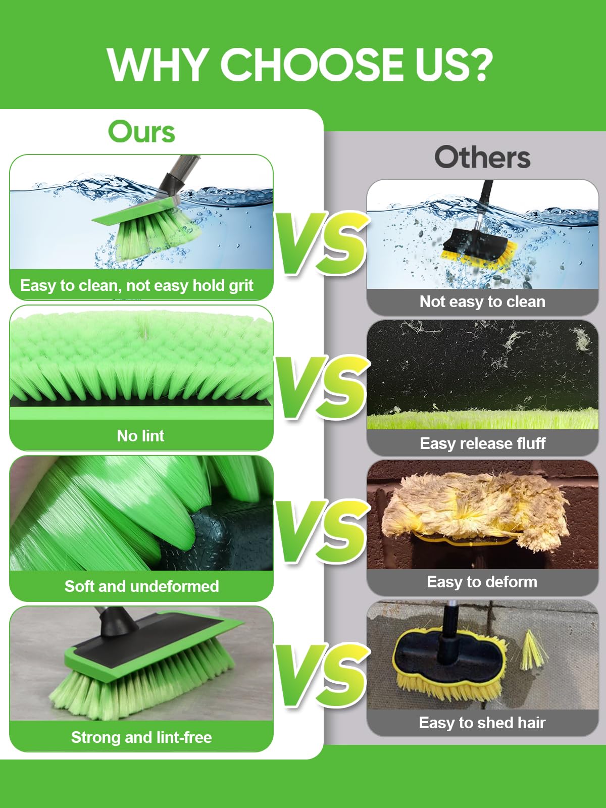 Jisejima durable metal connector ensures firm, wobble-free assembly during cleaning.