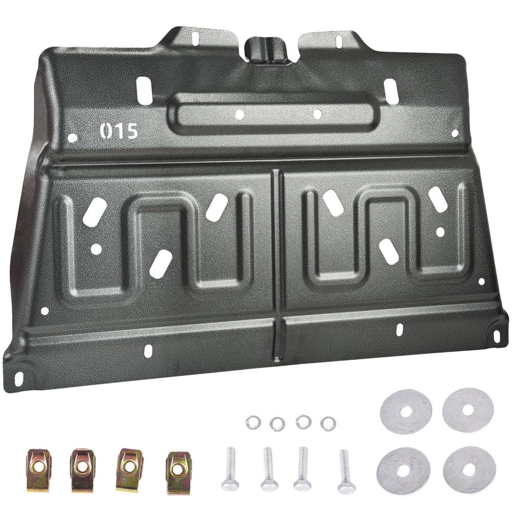 JISKAIAI upgrade manganese splash panel for F-150 front protects engine from debris