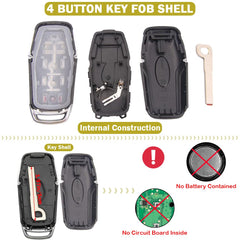 JJCHQ Fusion key fob shell with sensitive buttons and durable materials.