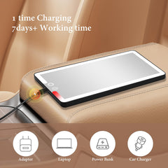 JJhxr three-color lights with adjustable brightness for makeup.