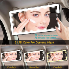 JJhxr vanity mirror straps install easily without tools.