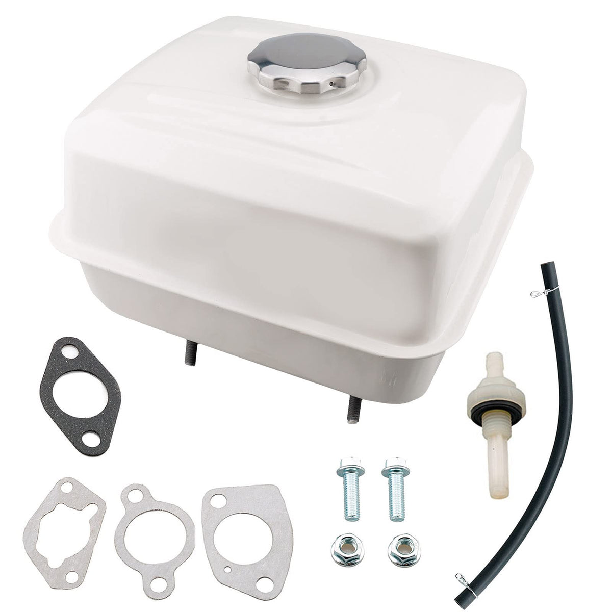 JJing fuel tank for Honda GX390 with mounting hardware included for easy replacement