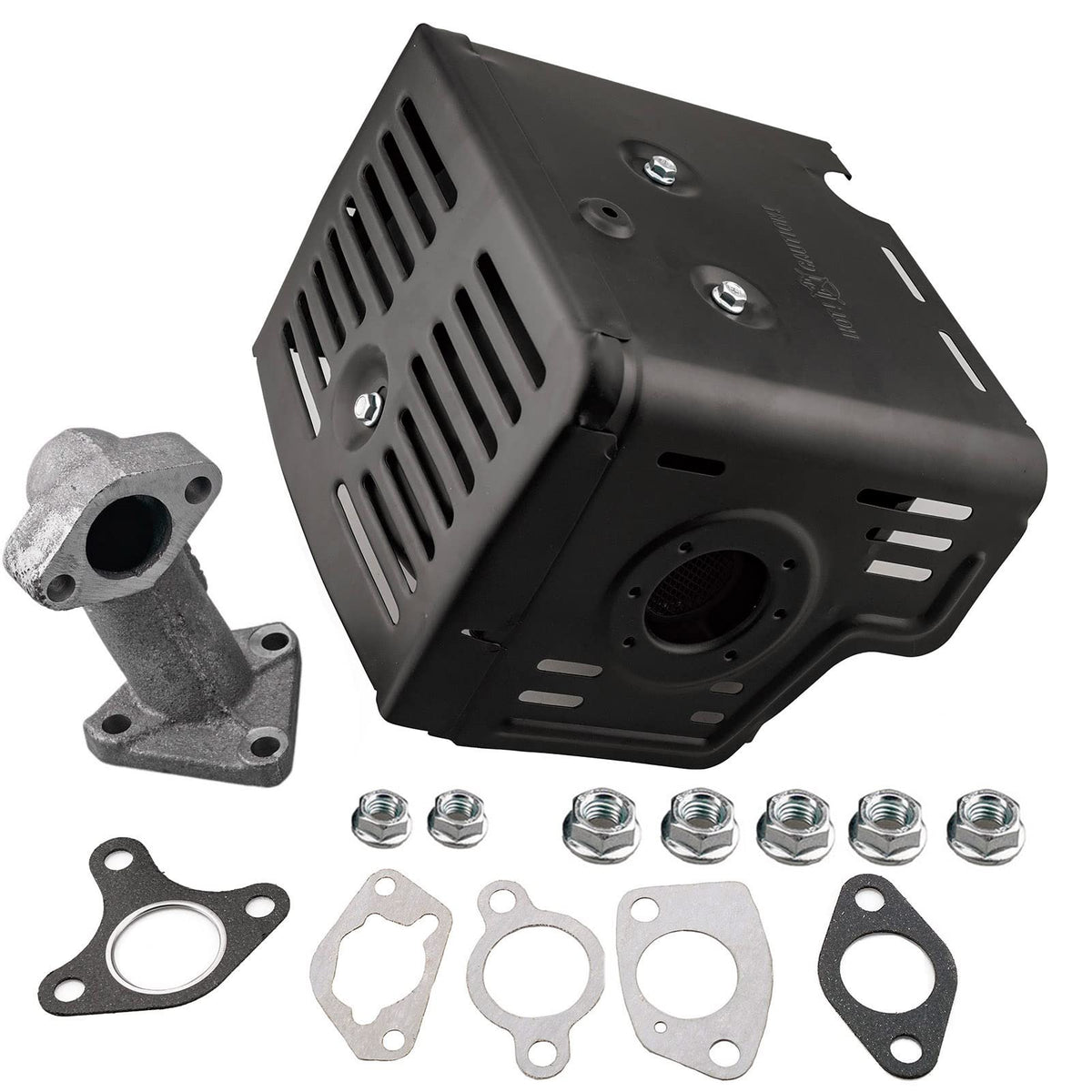 JJing muffler exhaust pipe assembly for GX engines ensures smooth fit and quiet operation.